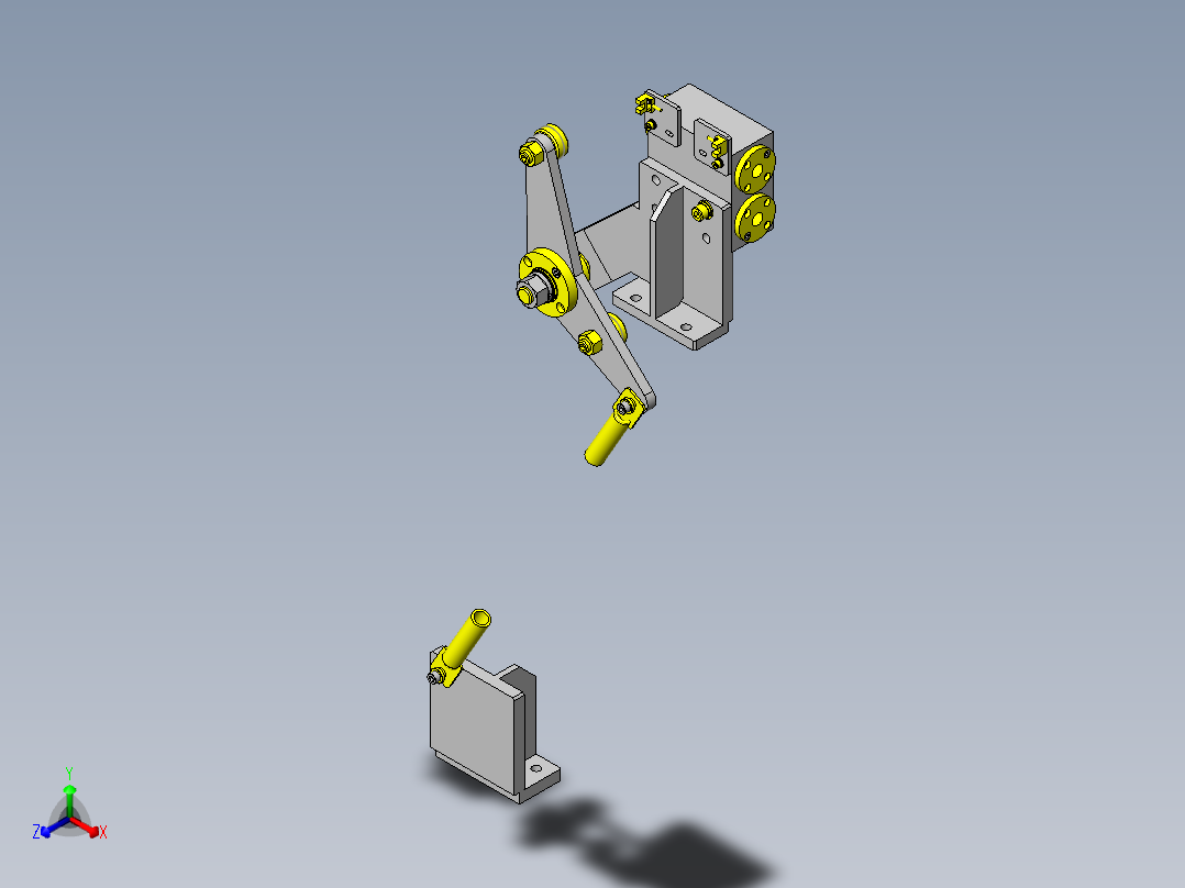 凸轮轴承驱动工件引入机构