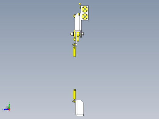 凸轮轴承驱动工件引入机构右视缩略图