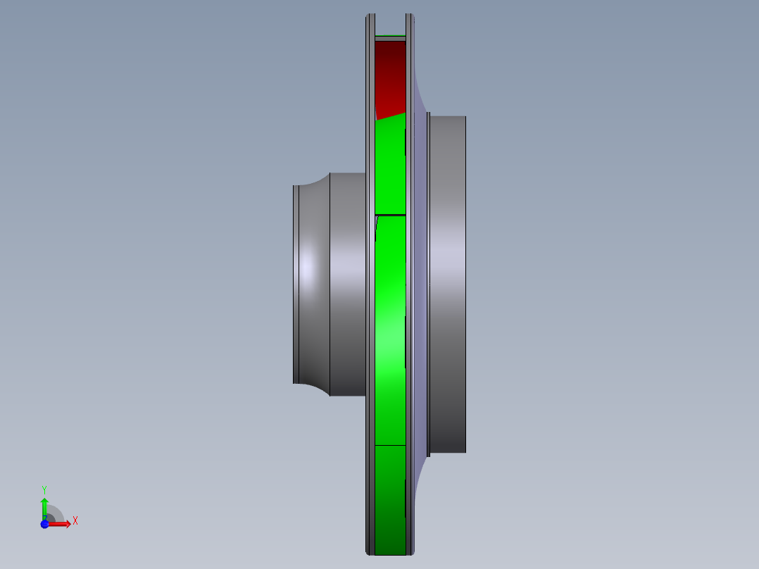 1DG-0107-首级叶轮前视图