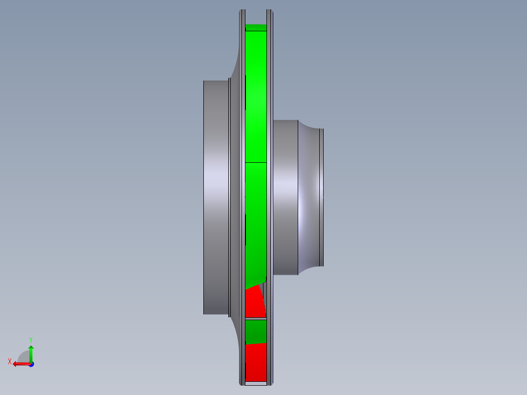 1DG-0107-首级叶轮后视图