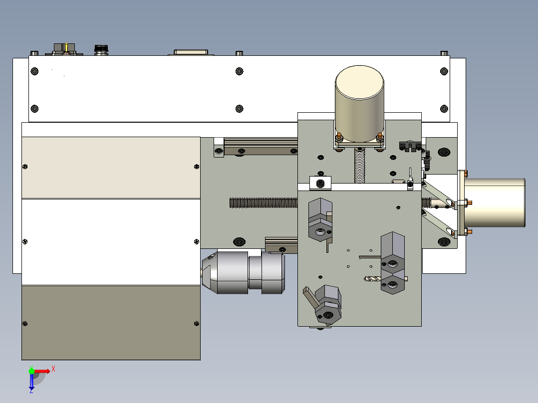 11_3轴斜工作台俯视图
