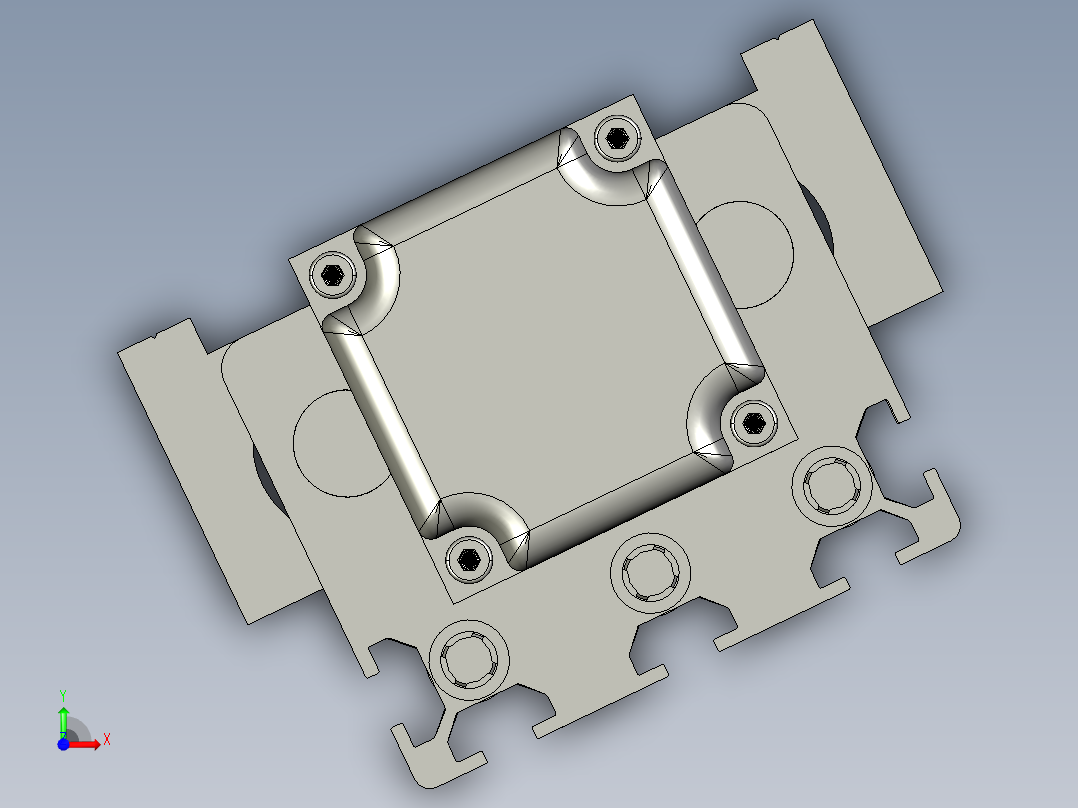 JD90G-K 滚珠丝杆模组前视图