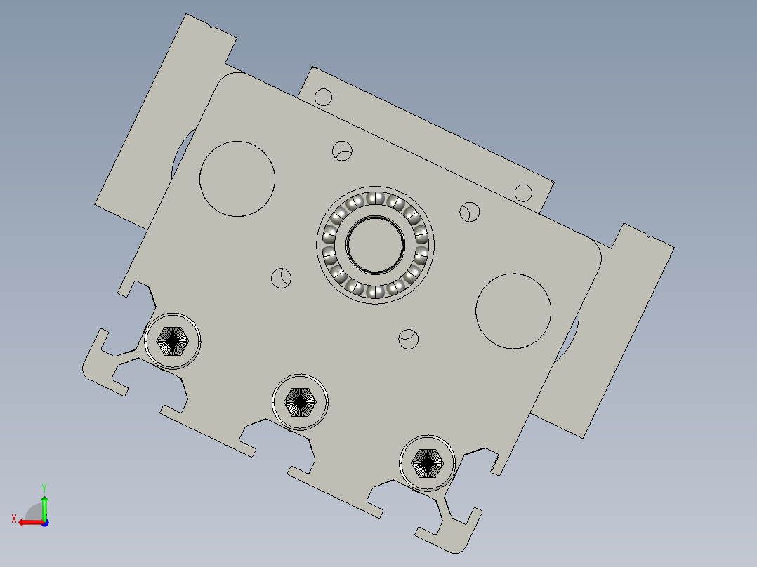 JD90G-K 滚珠丝杆模组后视图