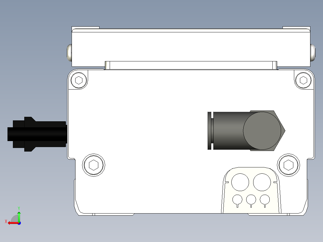 Toyo东佑达直线模组-ECH12-400-BC-200W-A2后视图