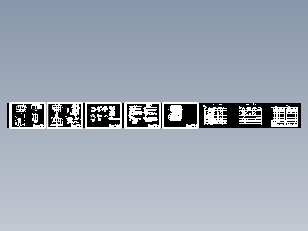 钢制无阀过滤器安装图（含部分部件大样制作图）环保cad图纸 
