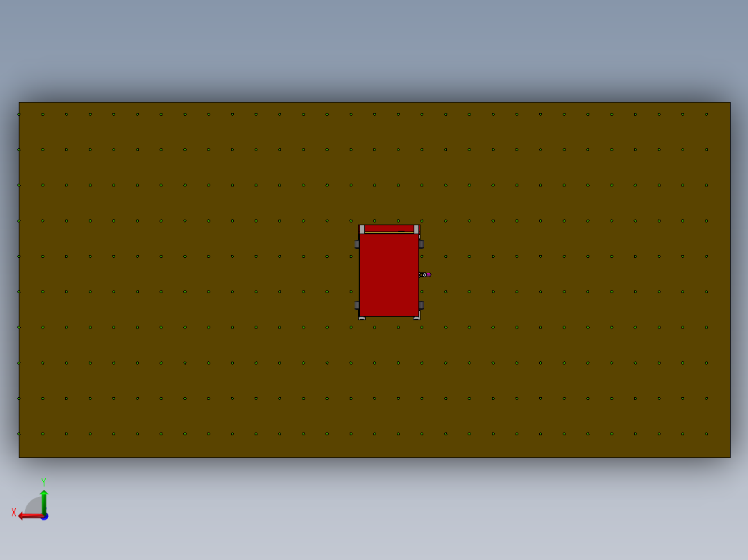 除草机模型后视图