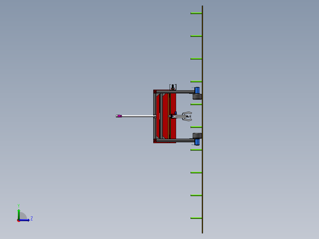 除草机模型左视图