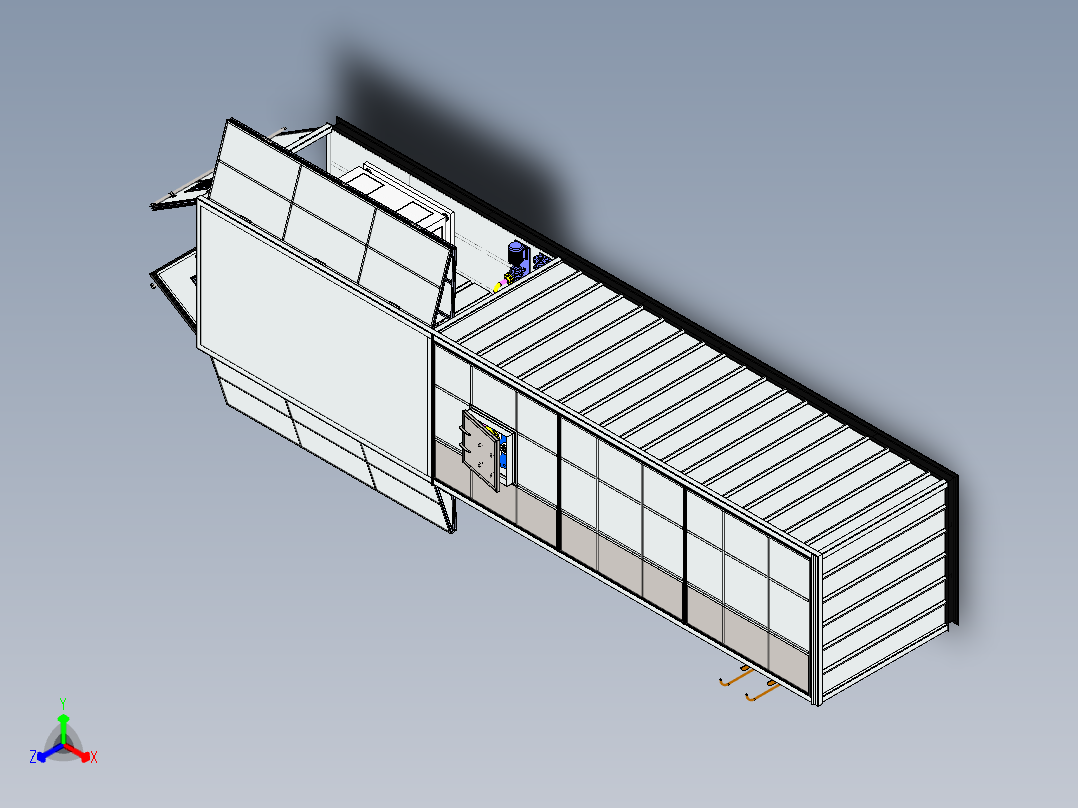 液化石油气移动站灌装系统--sw正等轴测图