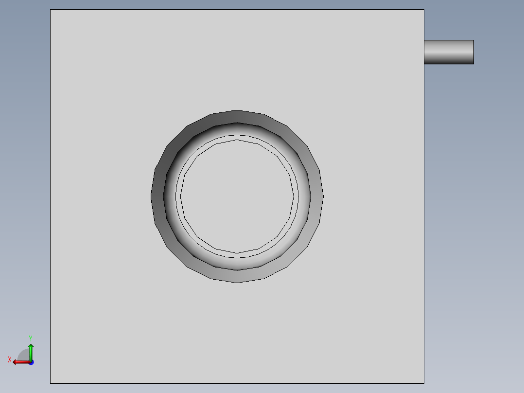 废水处理用灭菌箱后视图