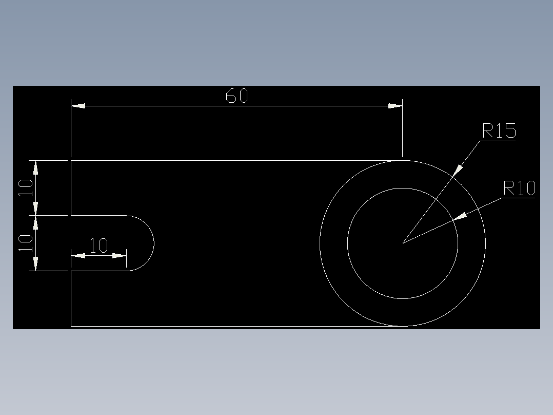 CAD格式机械制图二维100例练习-01 支架