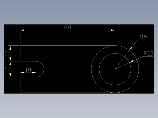 CAD格式机械制图二维100例练习-01 支架