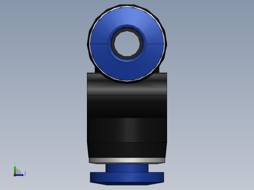 气嘴-Ø4 UNIÃO T (C00600400)左视缩略图