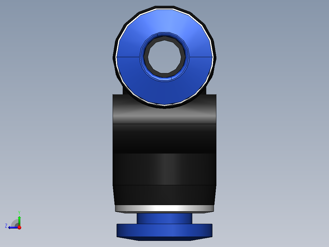 气嘴-Ø4 UNIÃO T (C00600400)右视图