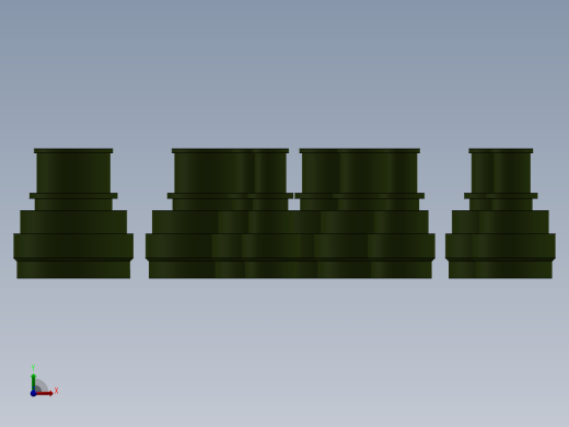 08至24号圆形连接器的旋转连接器前视缩略图