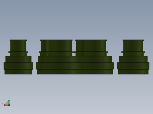 08至24号圆形连接器的旋转连接器后视缩略图