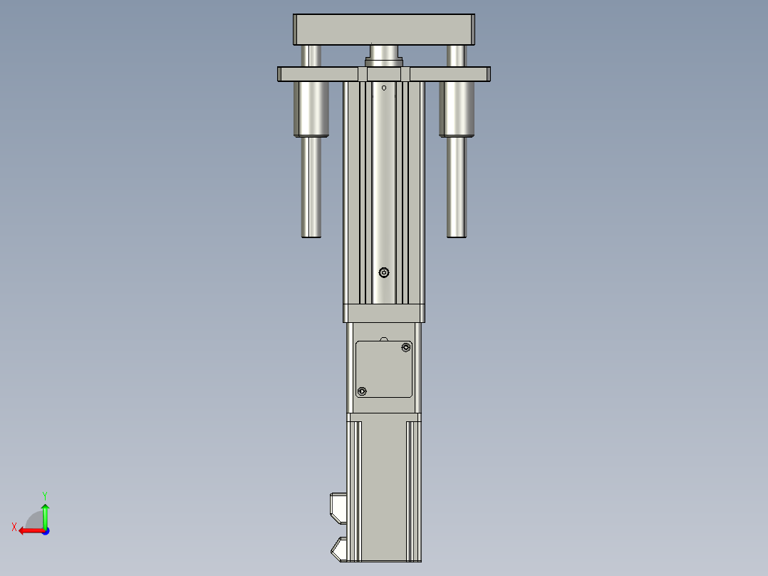 12VZ电动缸-VZ6D-S50-BC后视图