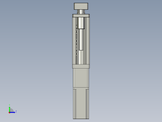 12VZ电动缸-VZ6D-S50-BC左视缩略图