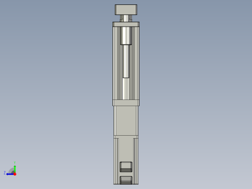 12VZ电动缸-VZ6D-S50-BC右视缩略图