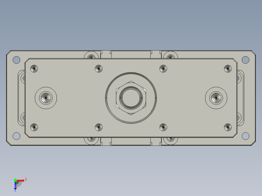 12VZ电动缸-VZ6D-S50-BC俯视缩略图