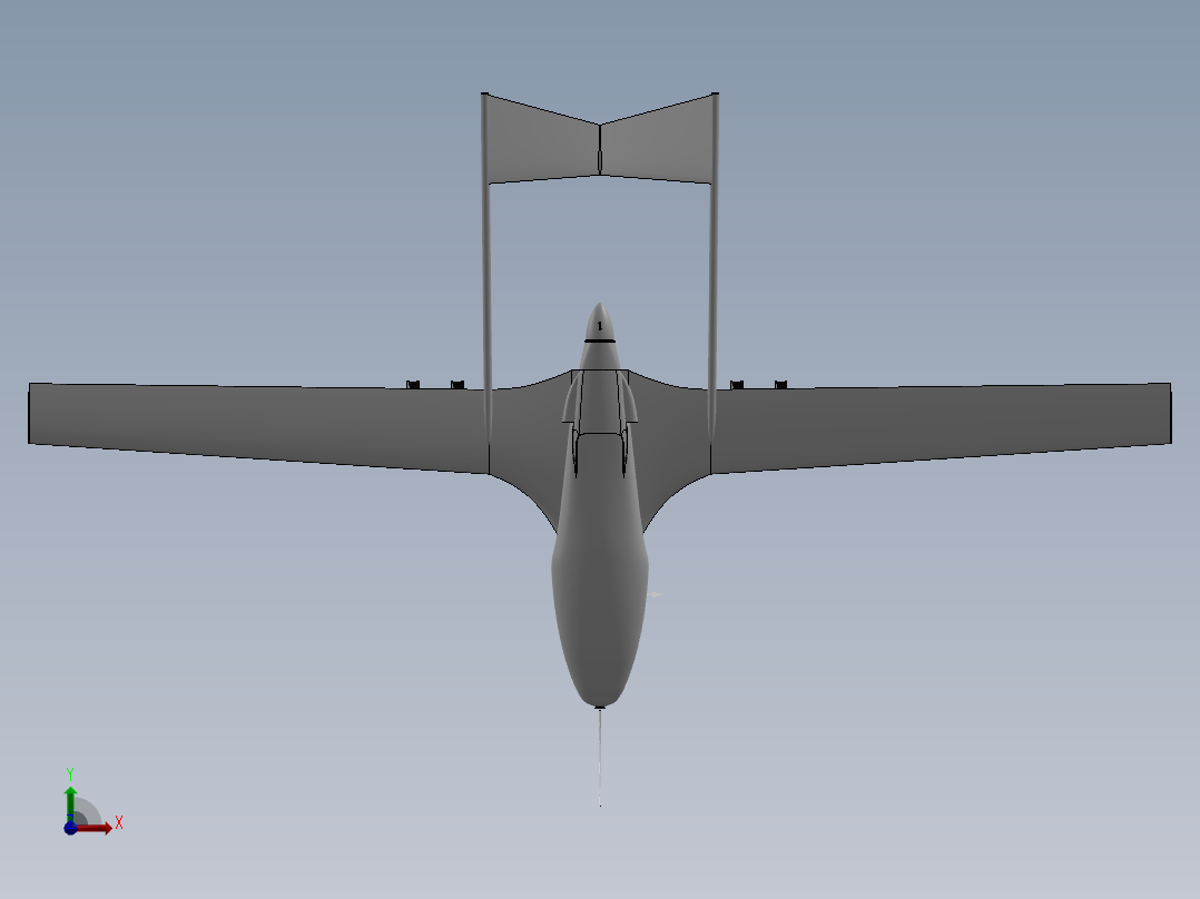 土耳其Bayraktar TB2无人机主视图