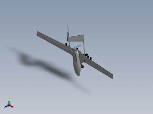 土耳其Bayraktar TB2无人机正等轴测缩略图