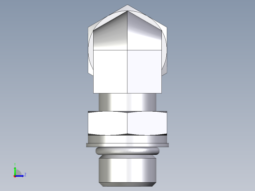卡套式工业通用硬管接头EO_Adjustable_Locknut_elbow_WEE10ZSMORCF左视缩略图