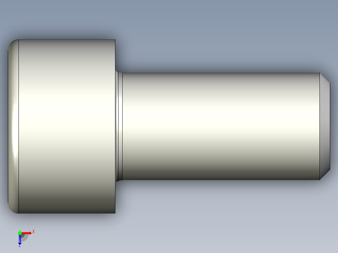螺钉-DIN_912-M8x16.stp俯视图