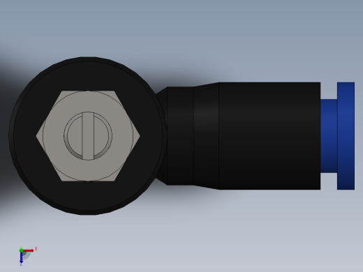 Ø4 x 1-8 - CONTROLE DE FLUXO 90° BANJO (C0K510418)俯视缩略图