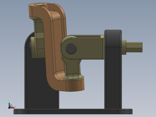 无齿轮圆柱齿轮系前视缩略图