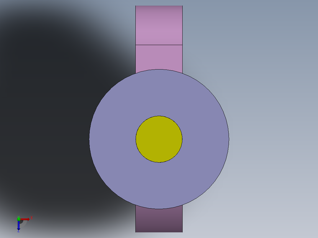 凸轮运动俯视图