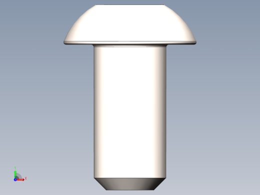 螺钉A2-70 ISO 7380前视缩略图