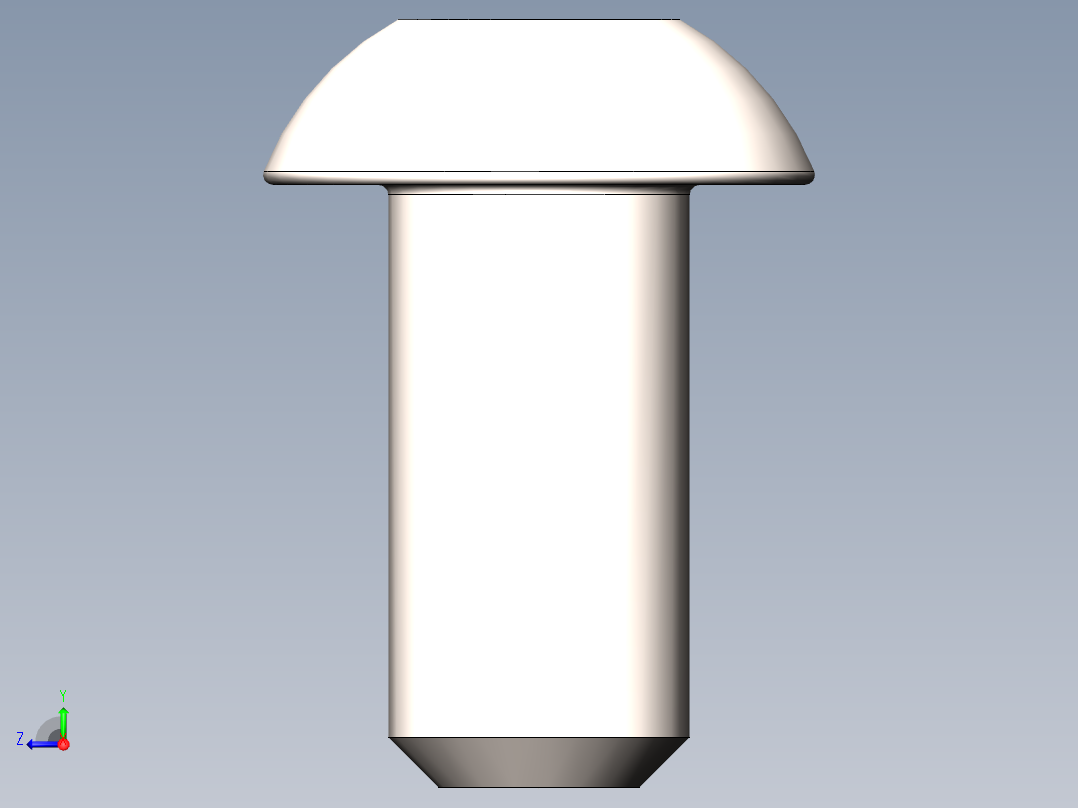 螺钉A2-70 ISO 7380右视图