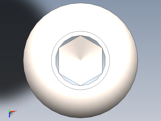 螺钉A2-70 ISO 7380俯视缩略图