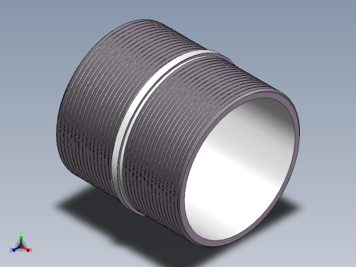对丝-圆边等径 DN65
