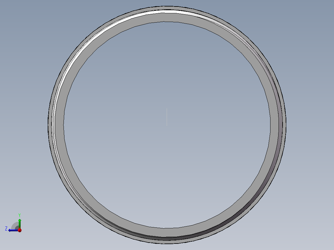 对丝-圆边等径 DN65右视图