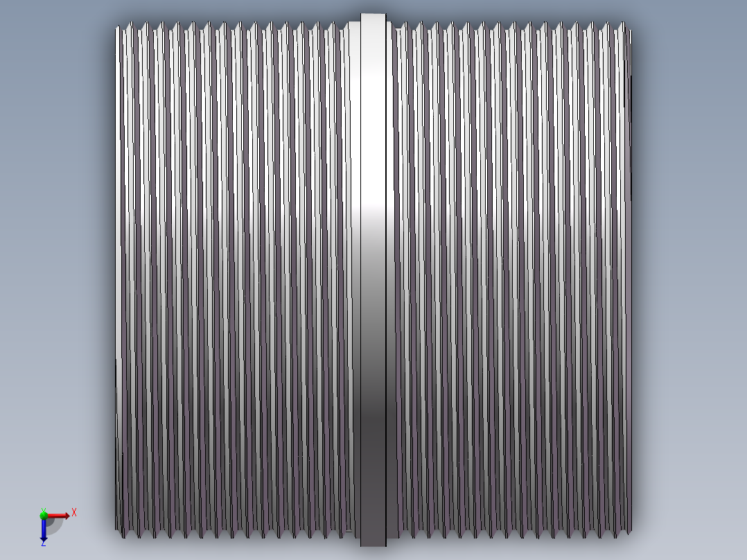 对丝-圆边等径 DN65俯视图