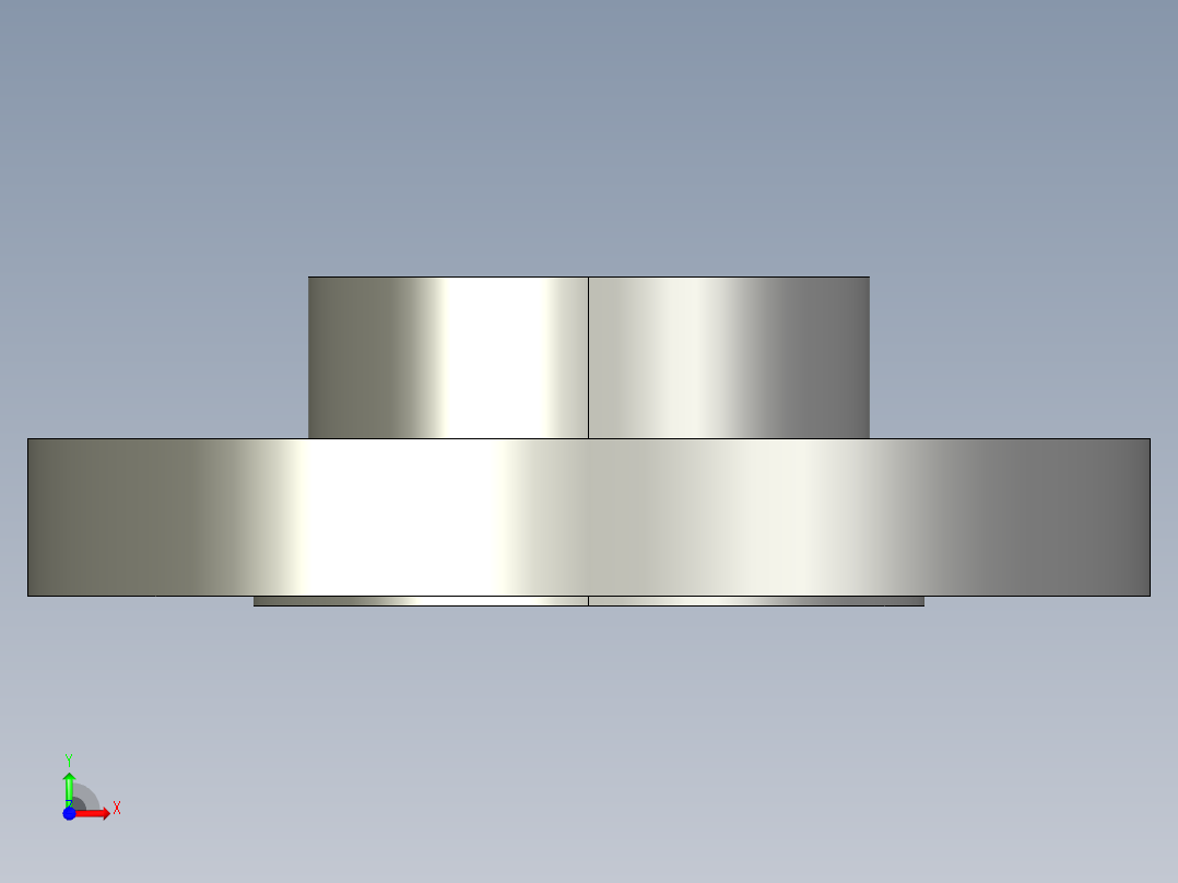 船舶管路系统SeaCor_Flange Vanstone_SOC_37J154025_2.5in前视图
