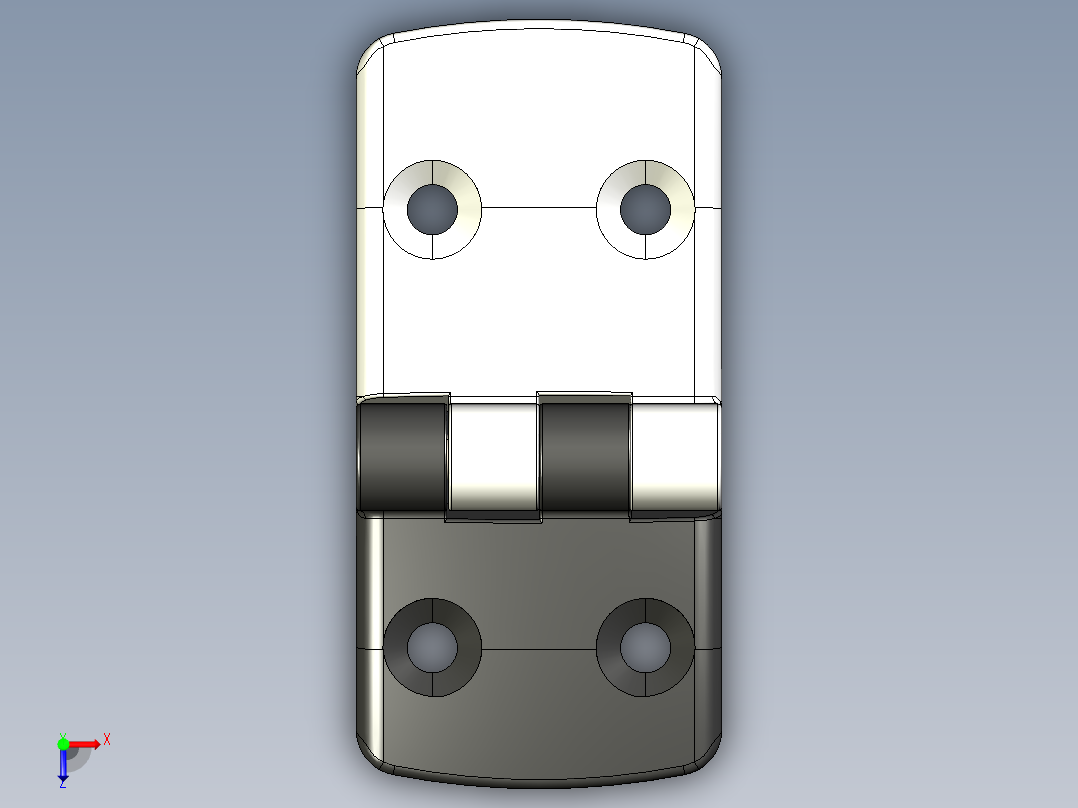 型材-KJN 45-60 COMBI HINGE 095K4560F00俯视图