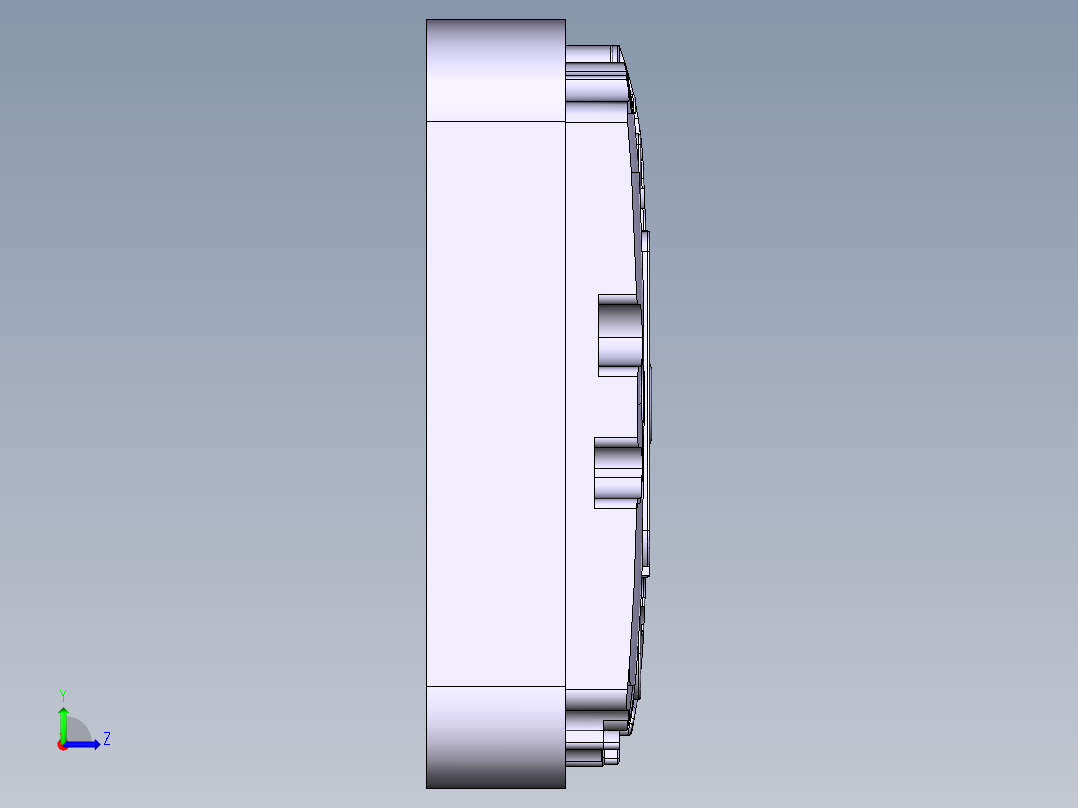 x1--b笔记本CNC工装夹具三维模型-damozhiju-kuaihuan-0702左视图