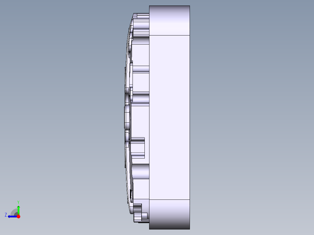 x1--b笔记本CNC工装夹具三维模型-damozhiju-kuaihuan-0702右视图