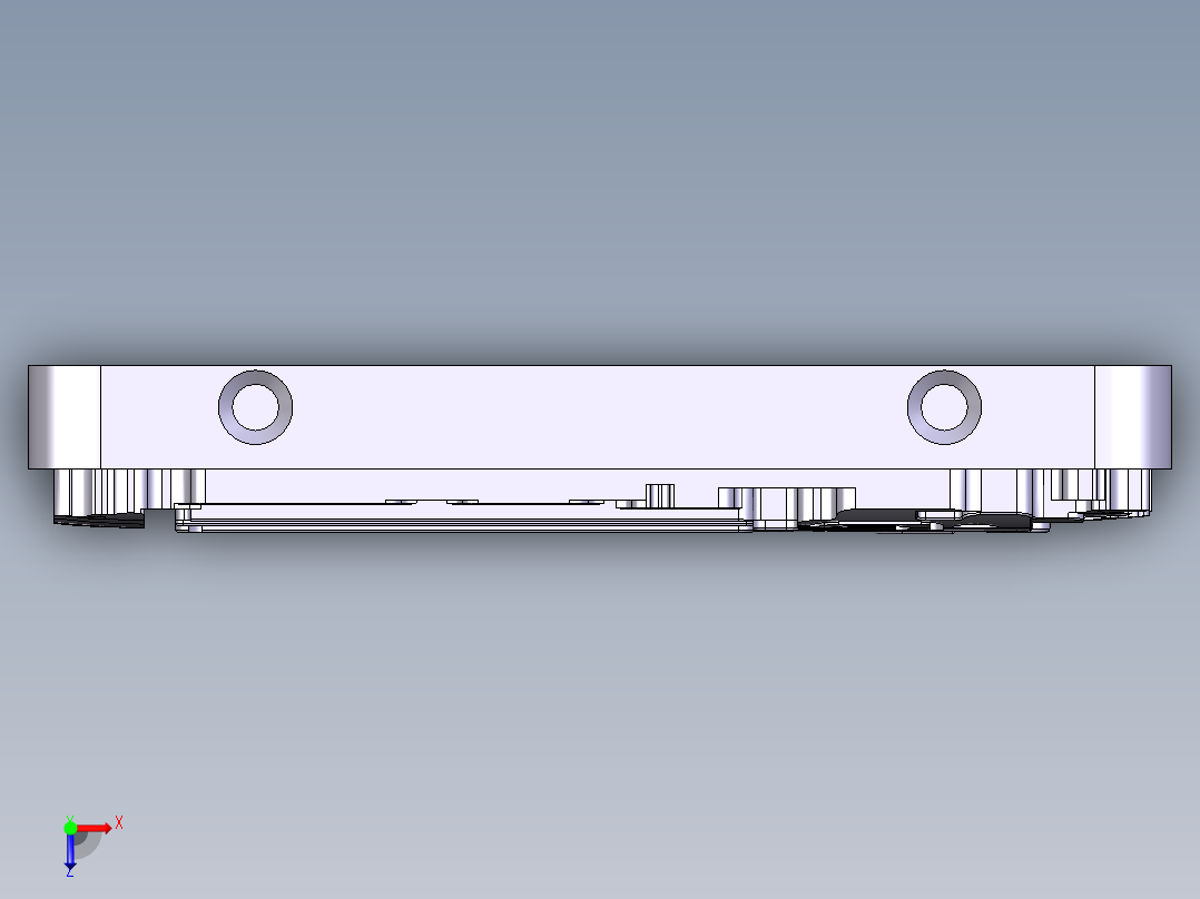 x1--b笔记本CNC工装夹具三维模型-damozhiju-kuaihuan-0702俯视图