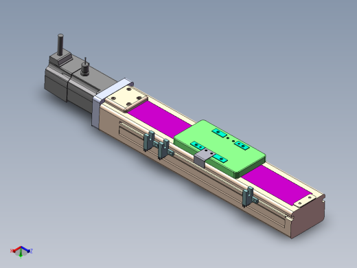 三轴吸取机械手sw18可编辑