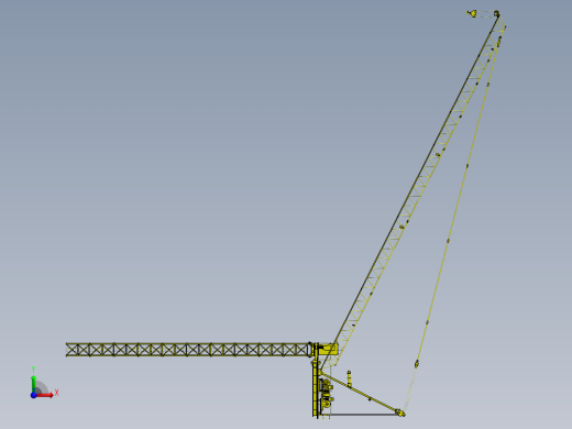 5015动臂塔式起重机sw11可编辑前视缩略图