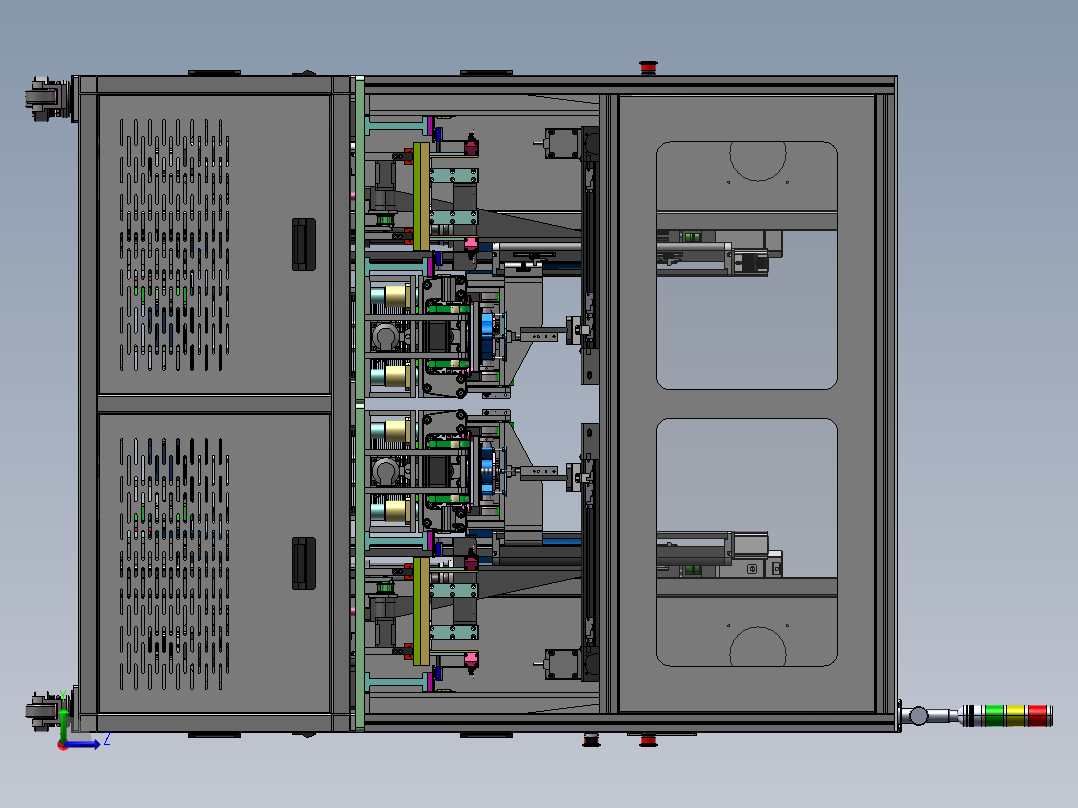 离线式槽式制绒上料机sw18可编辑左视图