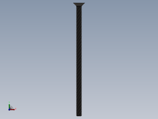Screw_ISO_10642_M10x200_A2.SLDPRT前视缩略图