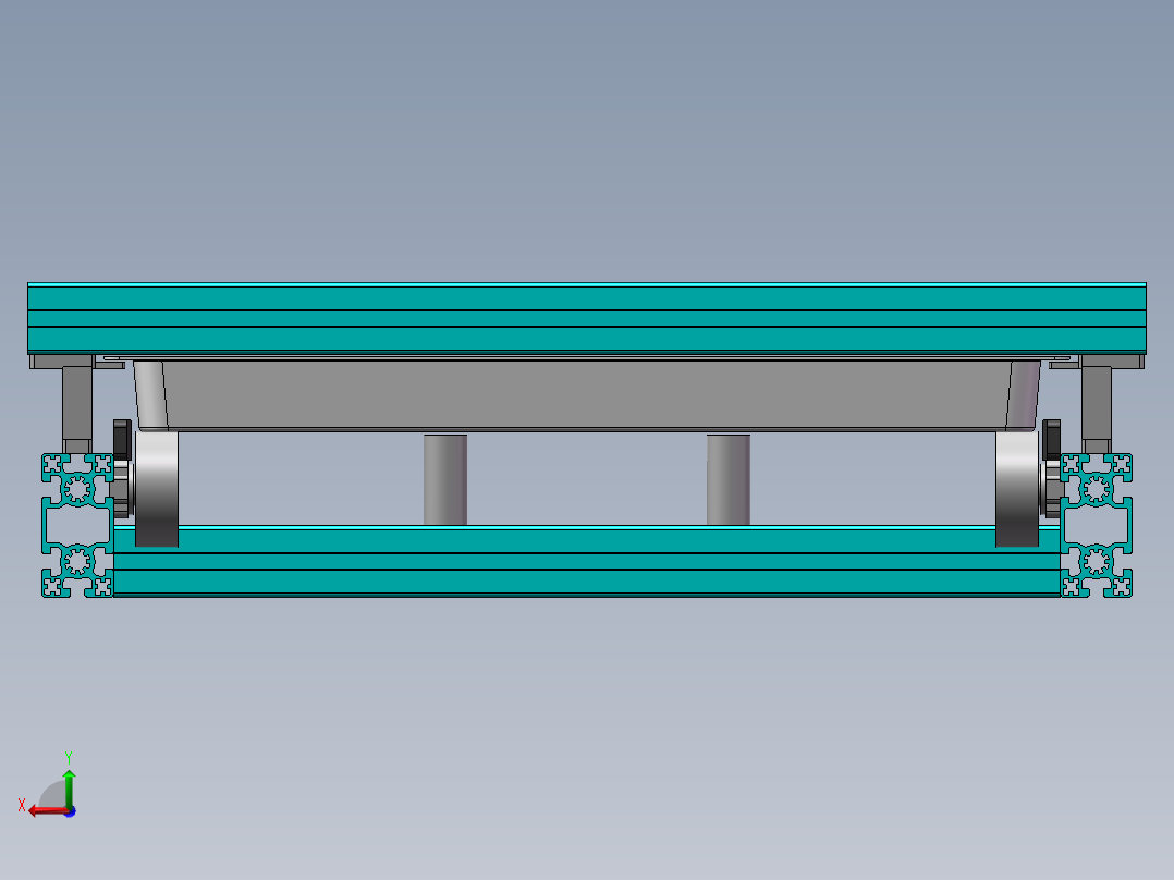 托盘检测机构-打包后视图