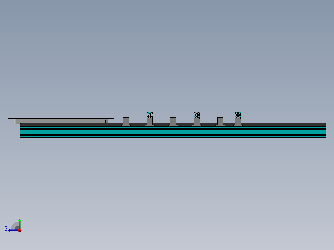 托盘检测机构-打包右视图