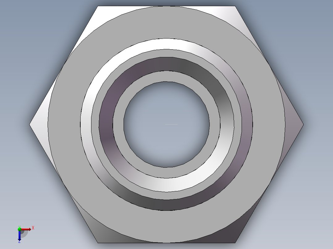 公制螺纹ED密封、1CM-16WD非标俯视图