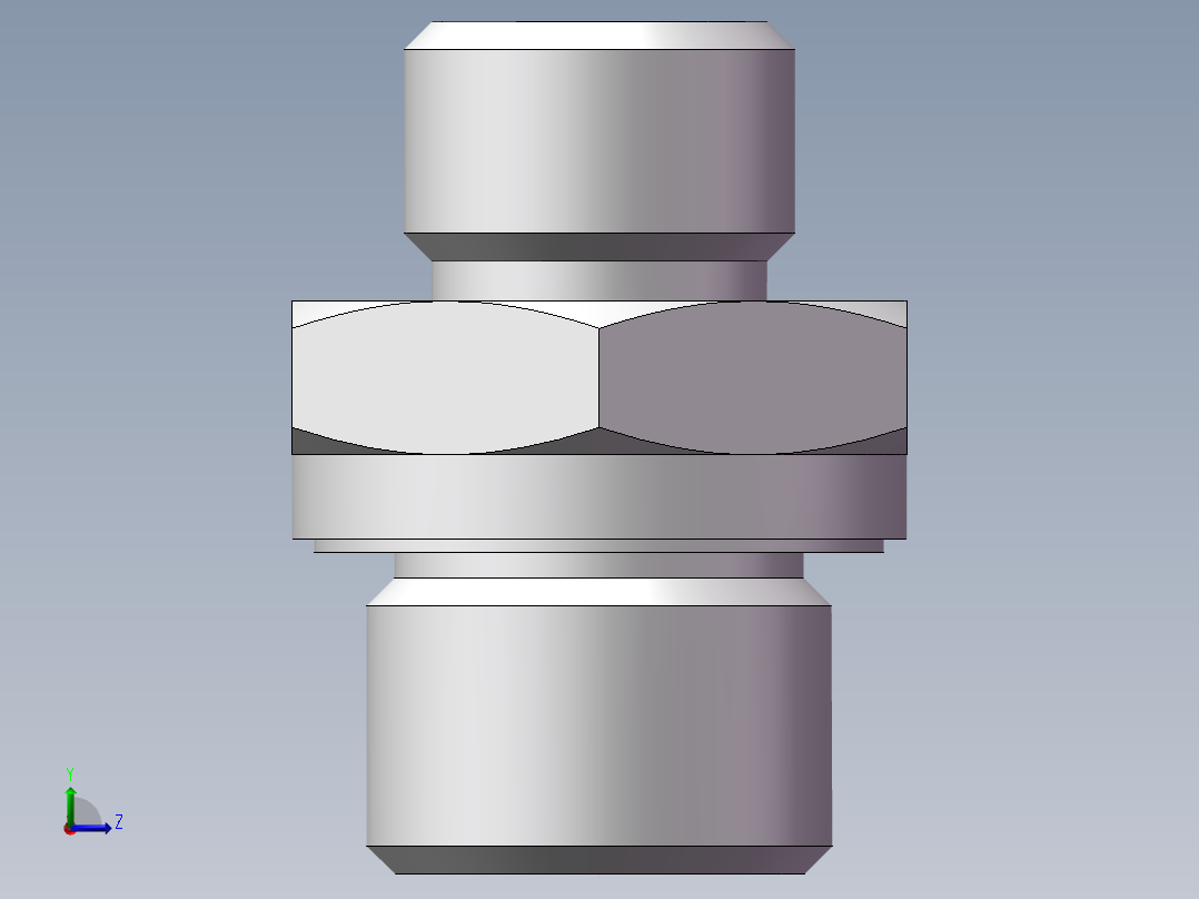 英制管螺纹ED密封、1CB-14-06WD左视图