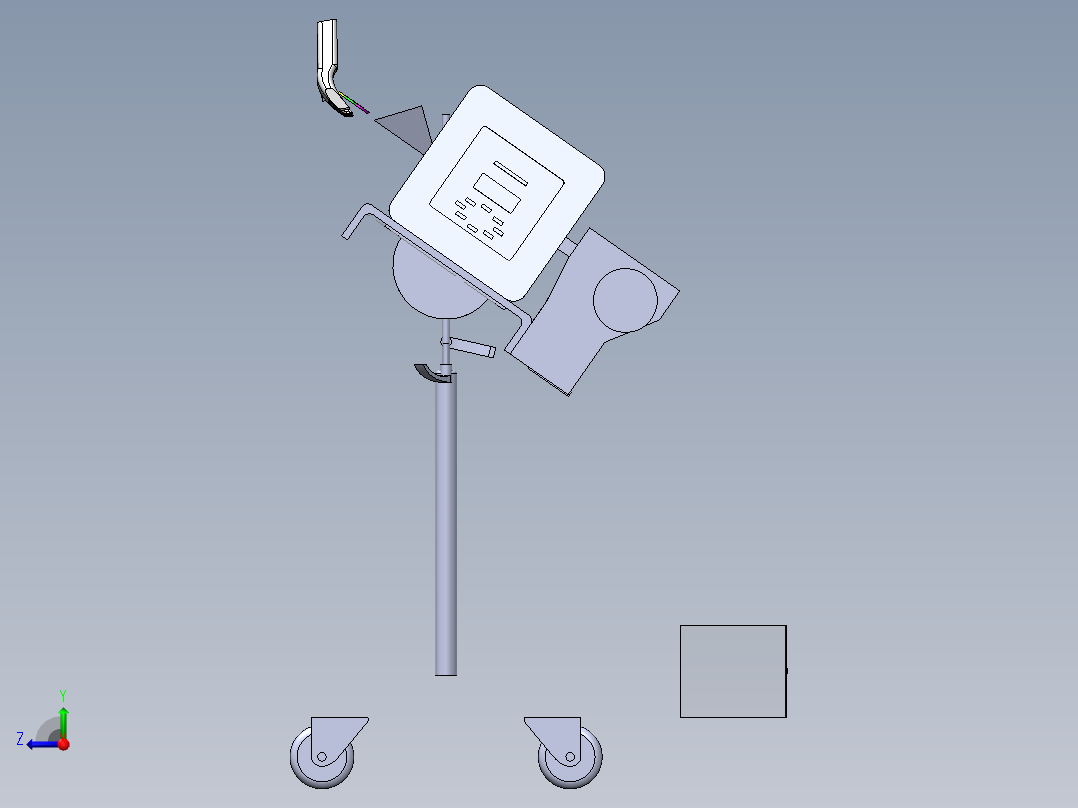 A2004001-制药金属探测器，胶囊金属探测器，片剂金属探测器右视图